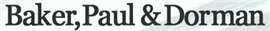Baker, Paul & Dorman A Partnership of Professional Associations