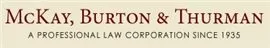 USAttorneys Law Firms McKay Burton Thurman A